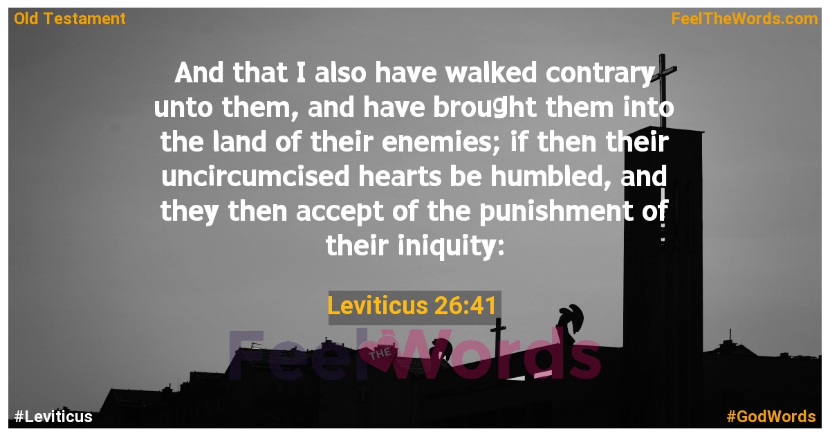 Leviticus 26:41
