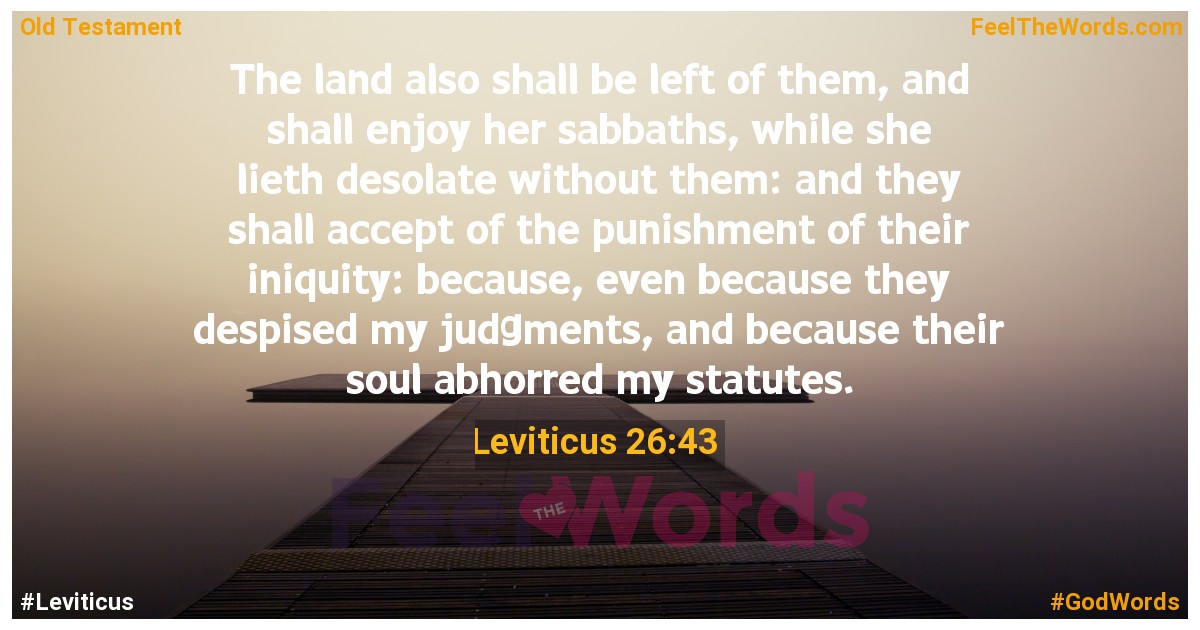 Leviticus 26:43