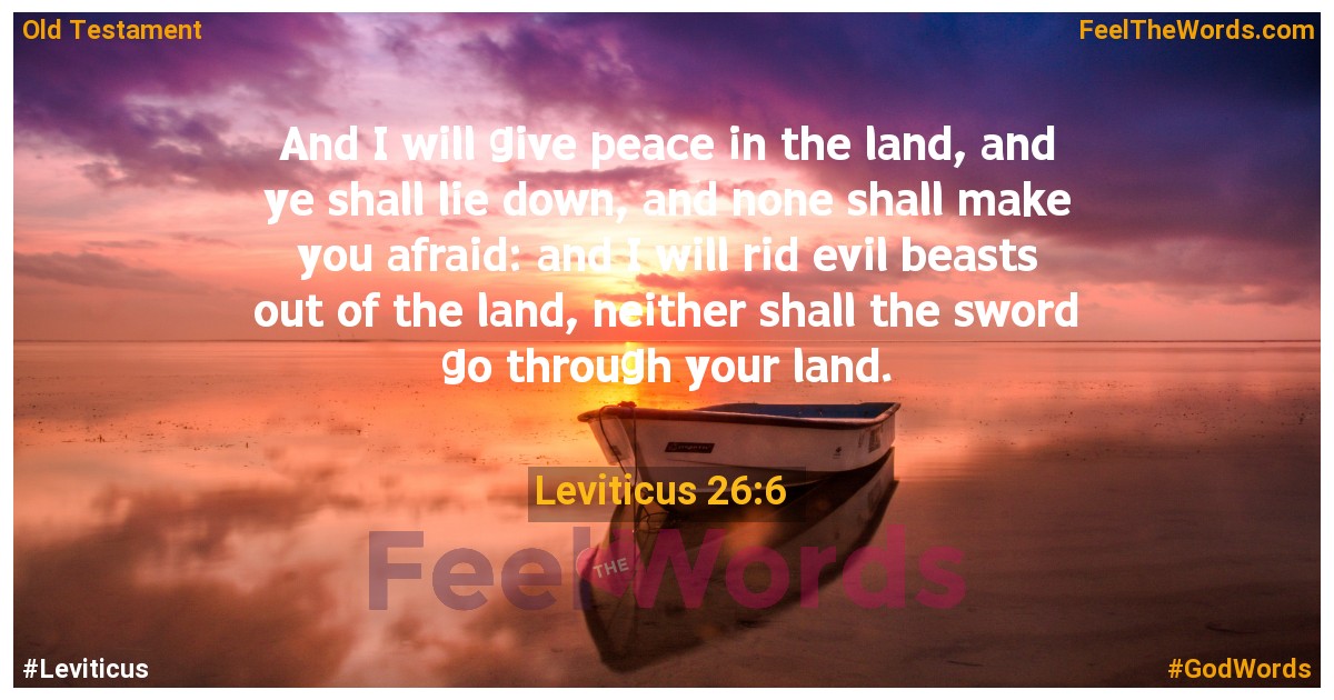 Leviticus 26:6