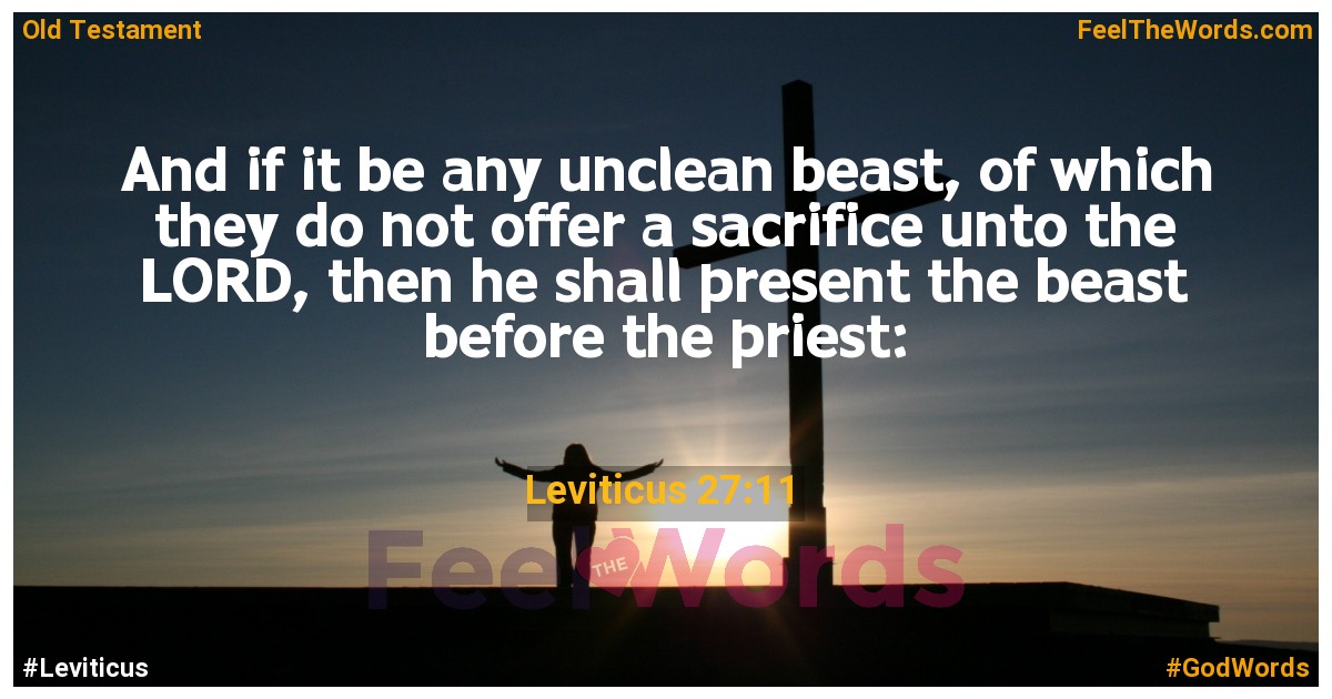 Leviticus 27:11
