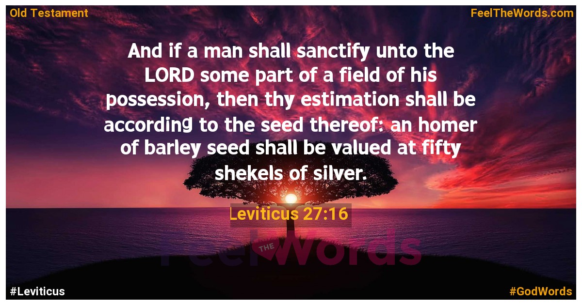 Leviticus 27:16