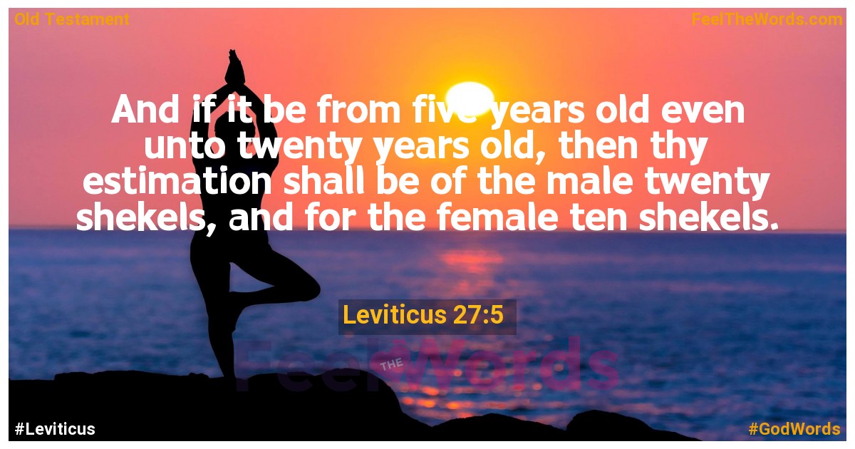 Leviticus 27:5