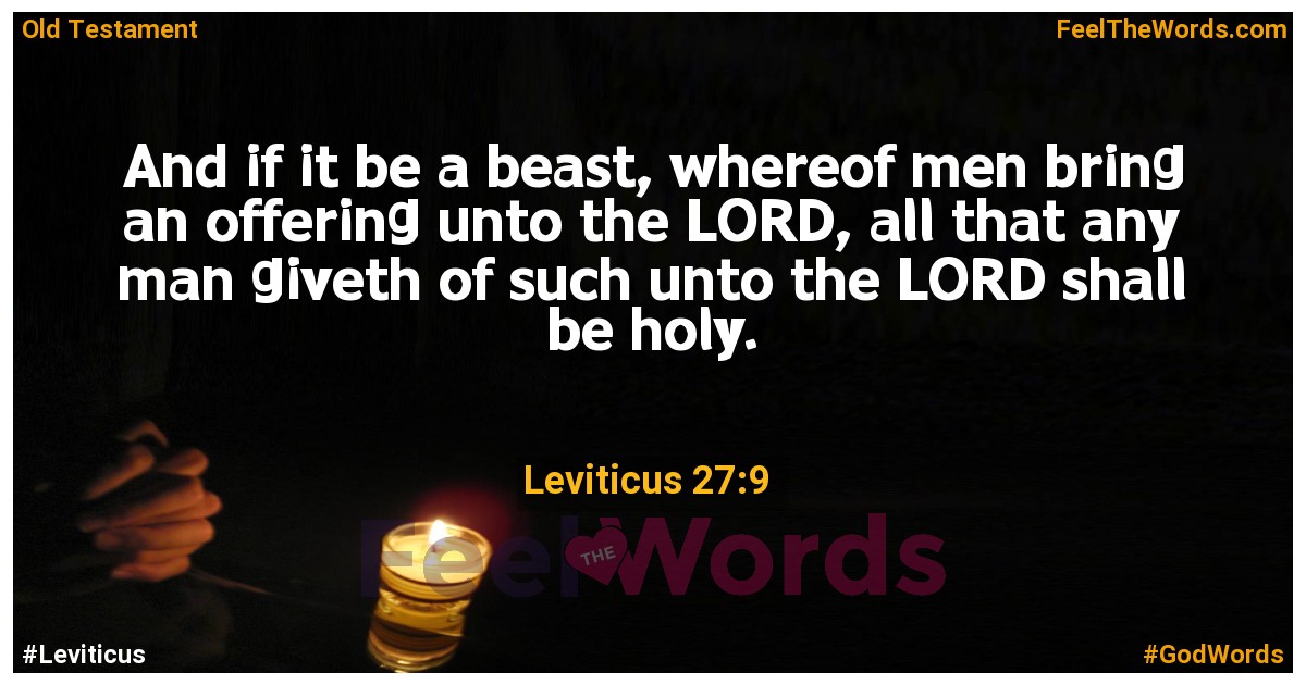 Leviticus 27:9