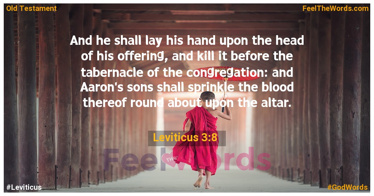 Leviticus 3:8