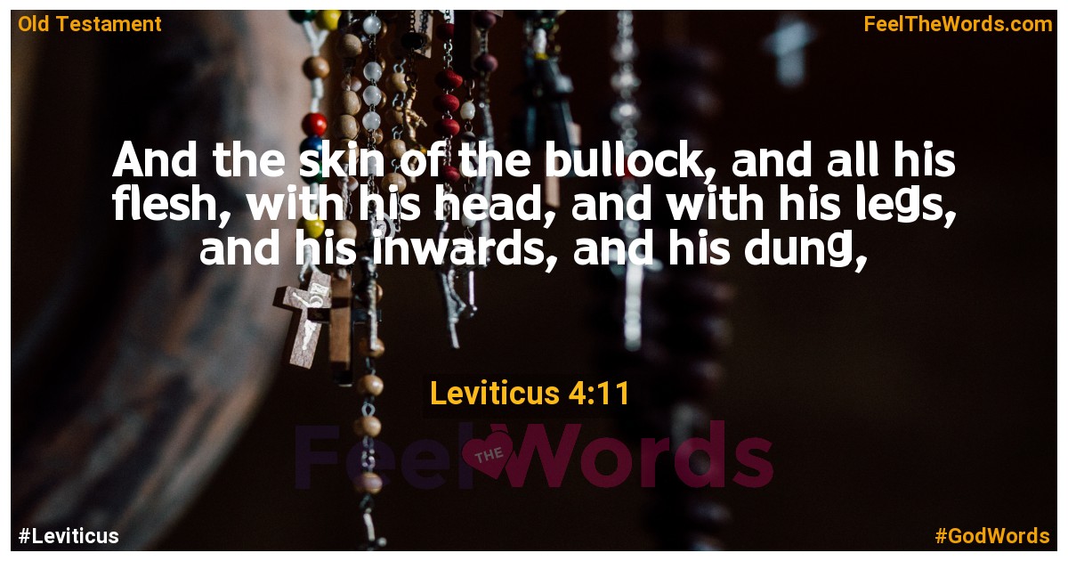 Leviticus 4:11