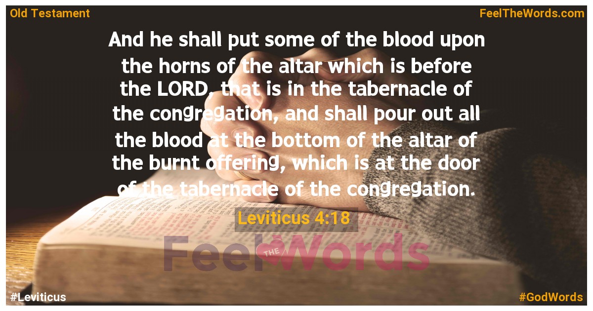 Leviticus 4:18