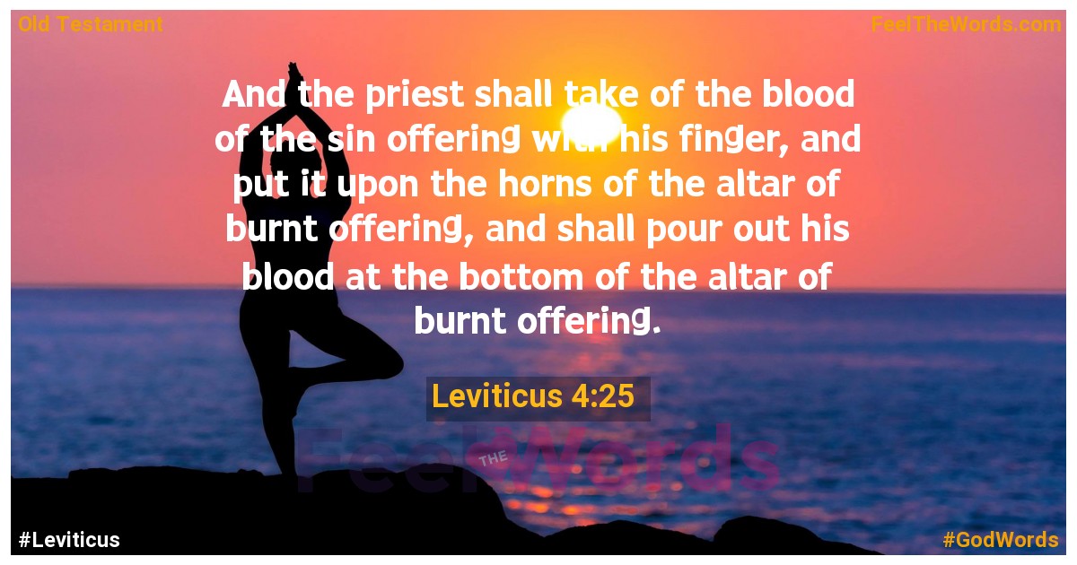 Leviticus 4:25
