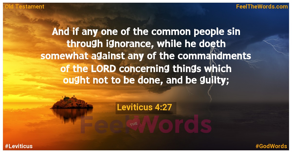 Leviticus 4:27