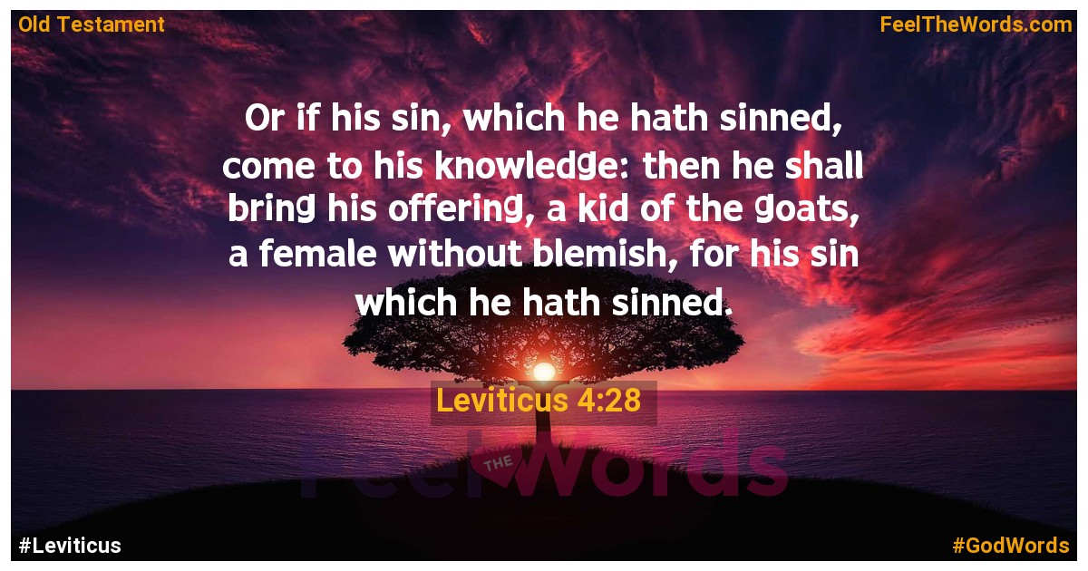 Leviticus 4:28