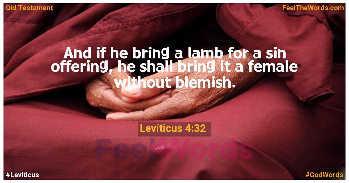 Leviticus 4:32