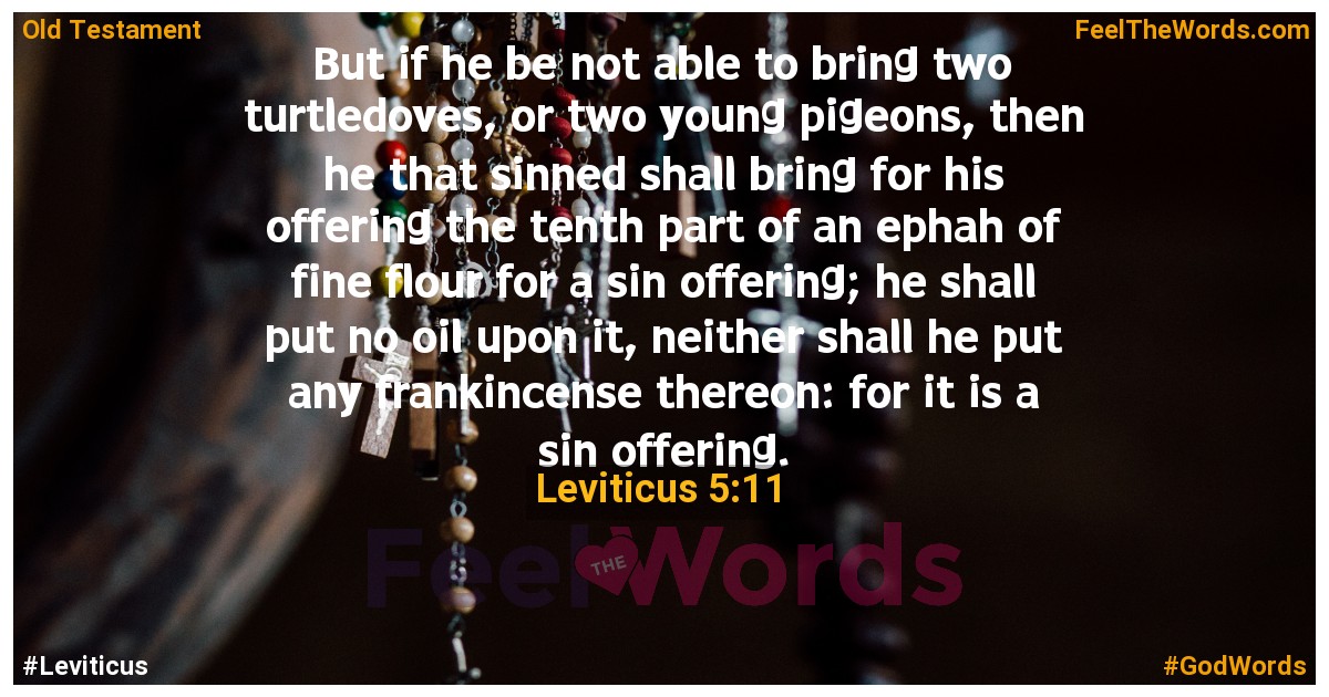 Leviticus 5:11