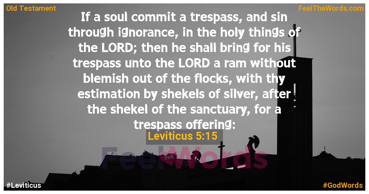 Leviticus 5:15