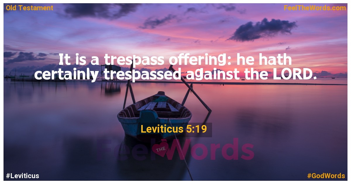 Leviticus 5:19