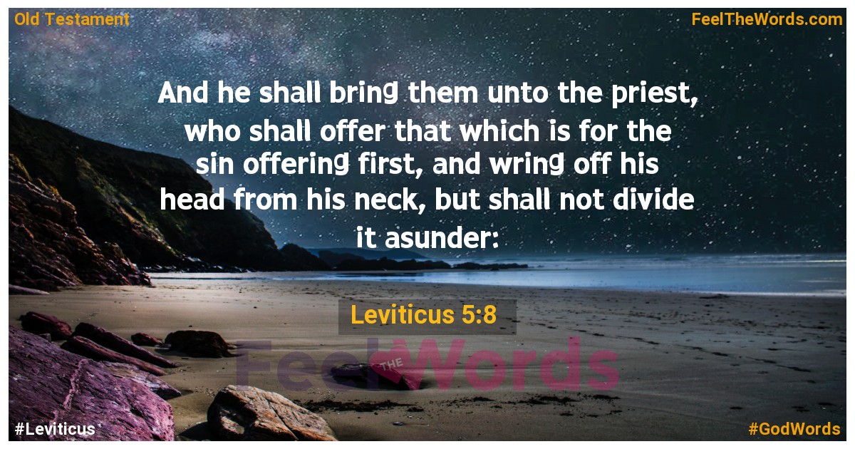 Leviticus 5:8