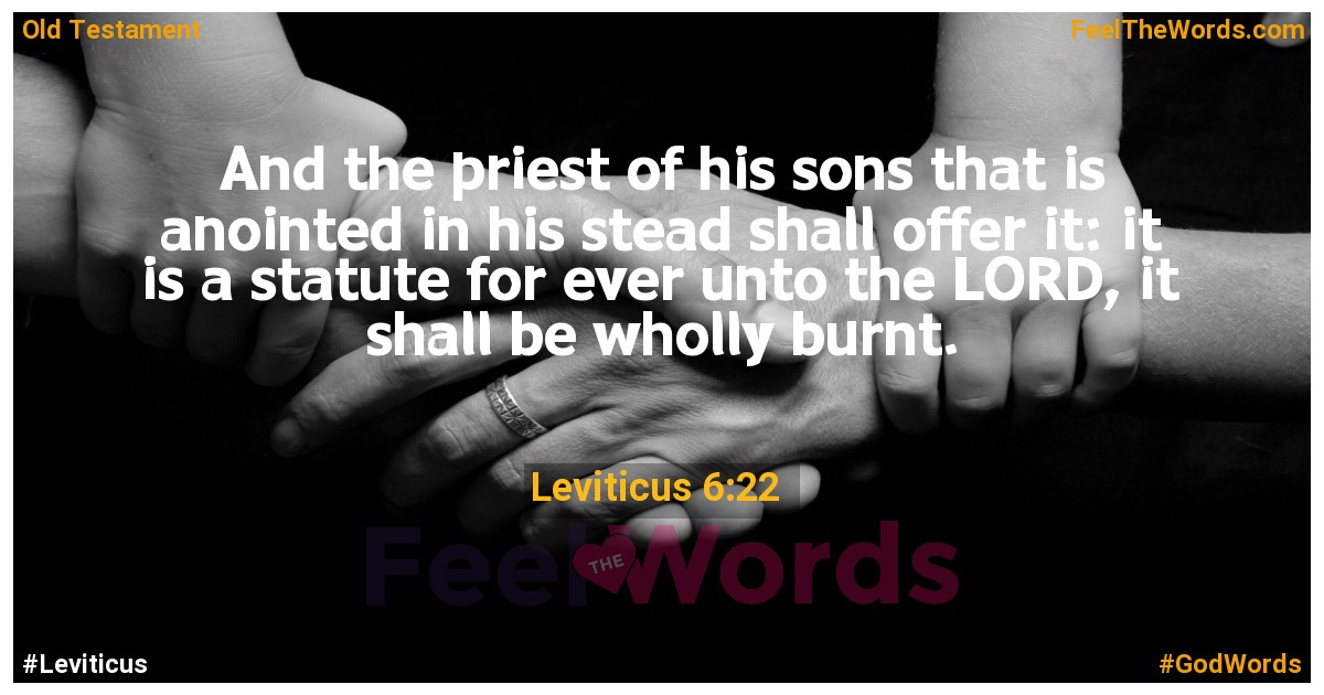 Leviticus 6:22
