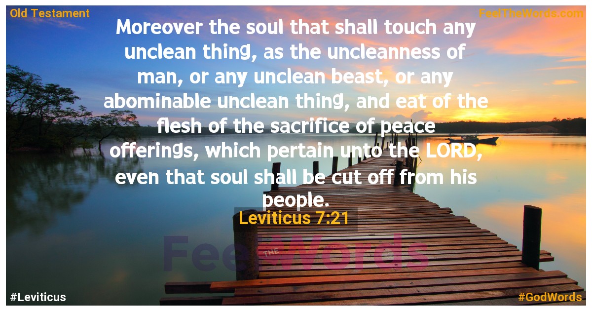 Leviticus 7:21