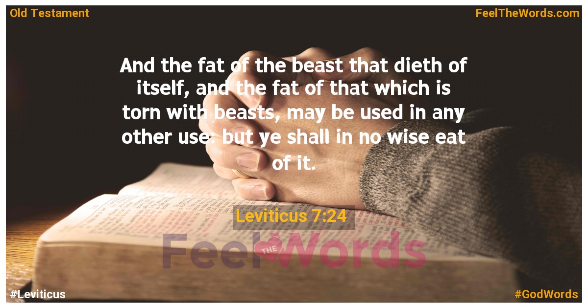 Leviticus 7:24