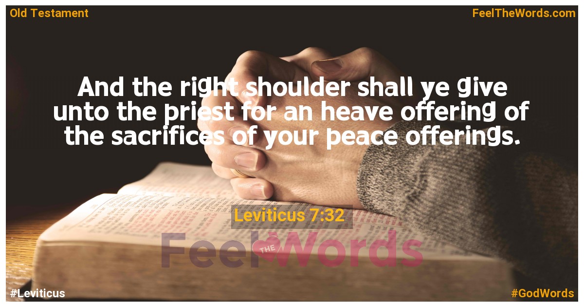 Leviticus 7:32