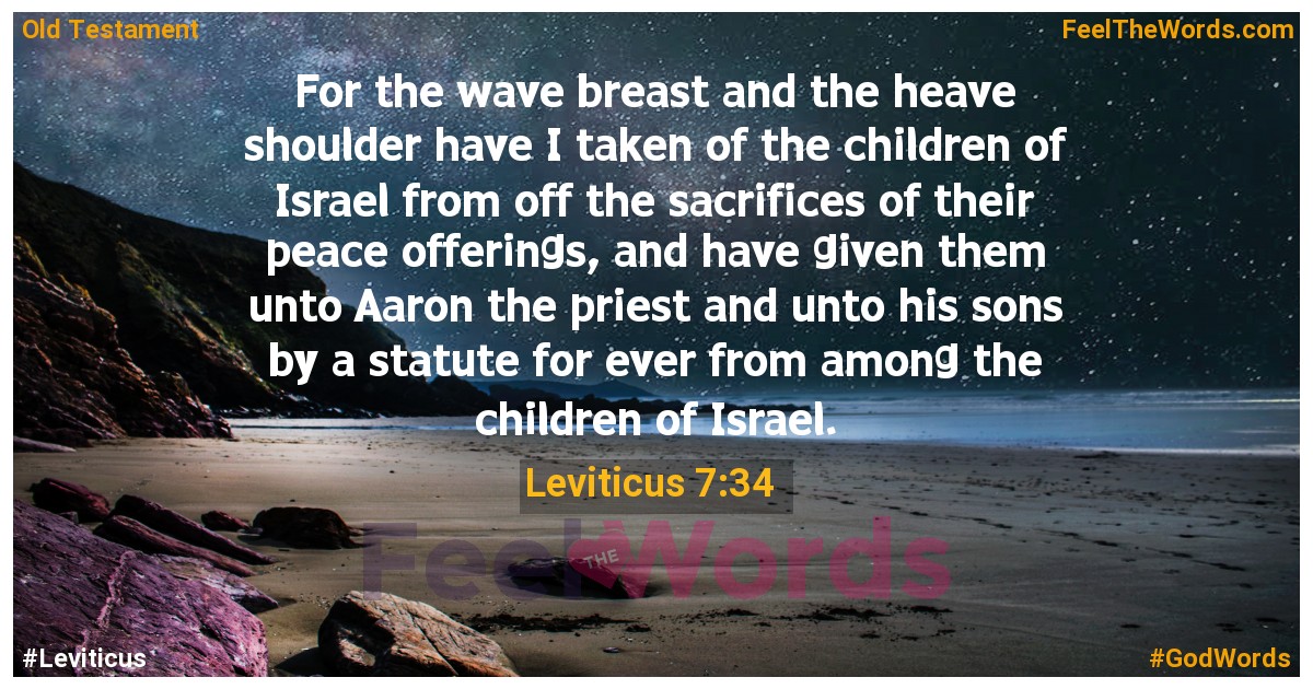 Leviticus 7:34