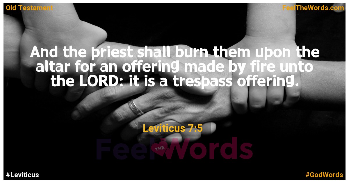 Leviticus 7:5