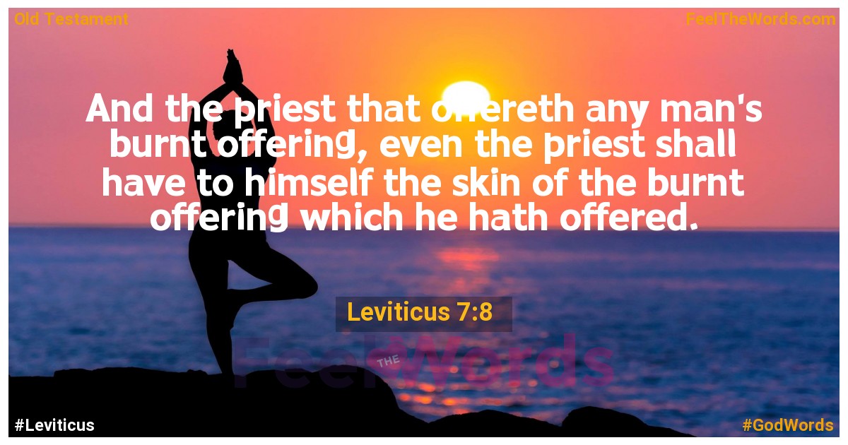 Leviticus 7:8