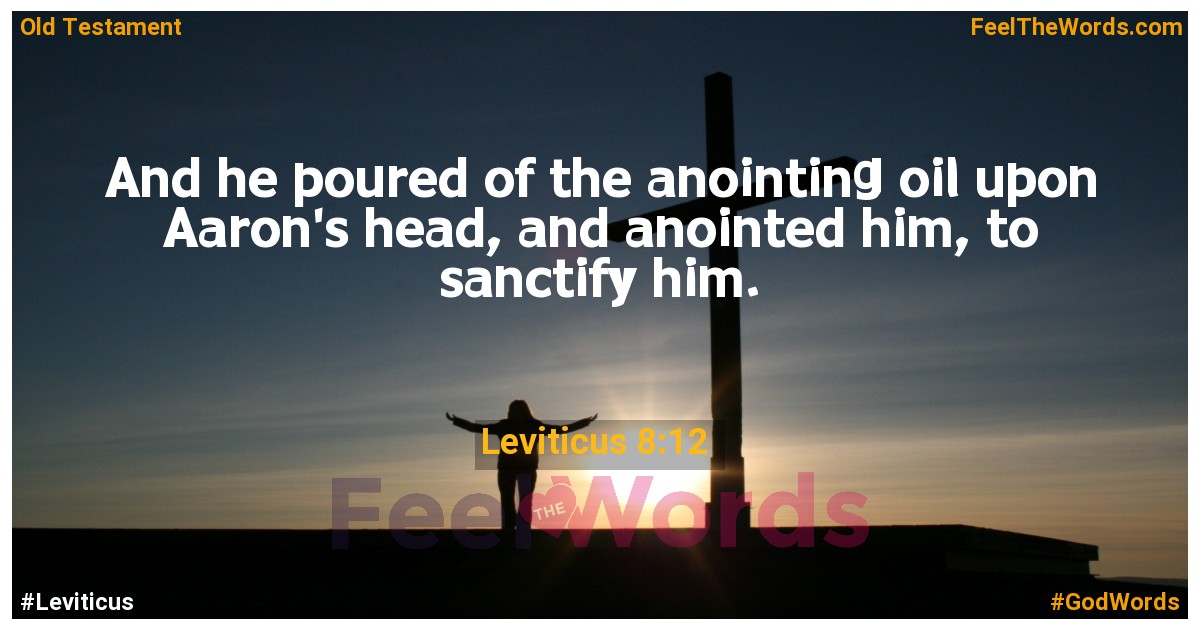 Leviticus 8:12