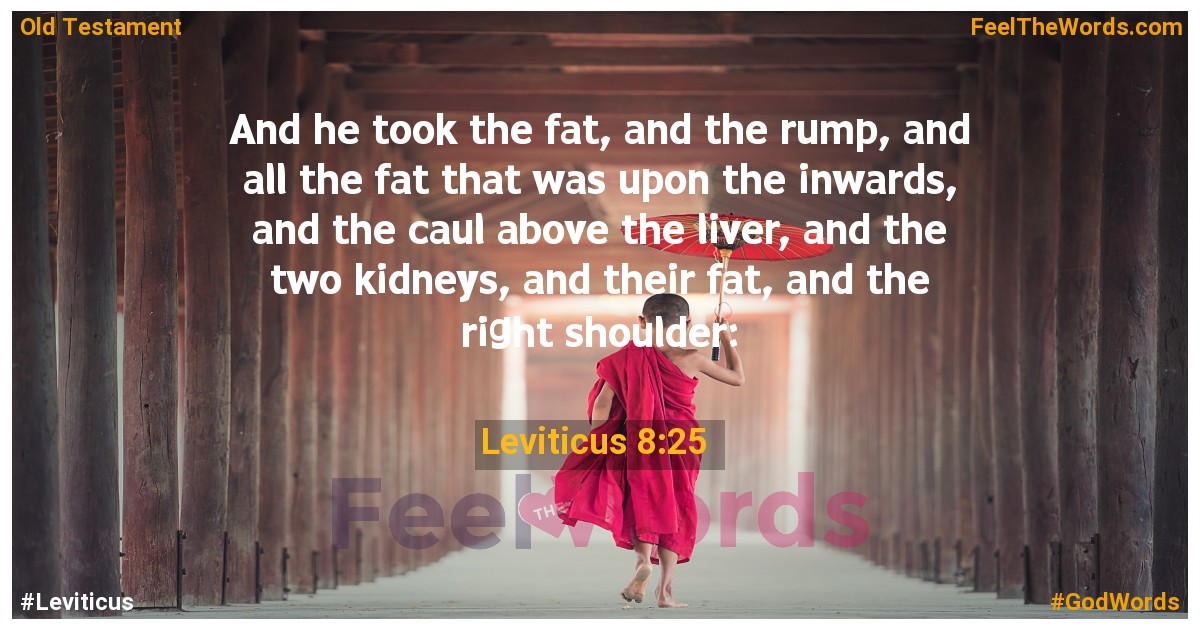 Leviticus 8:25