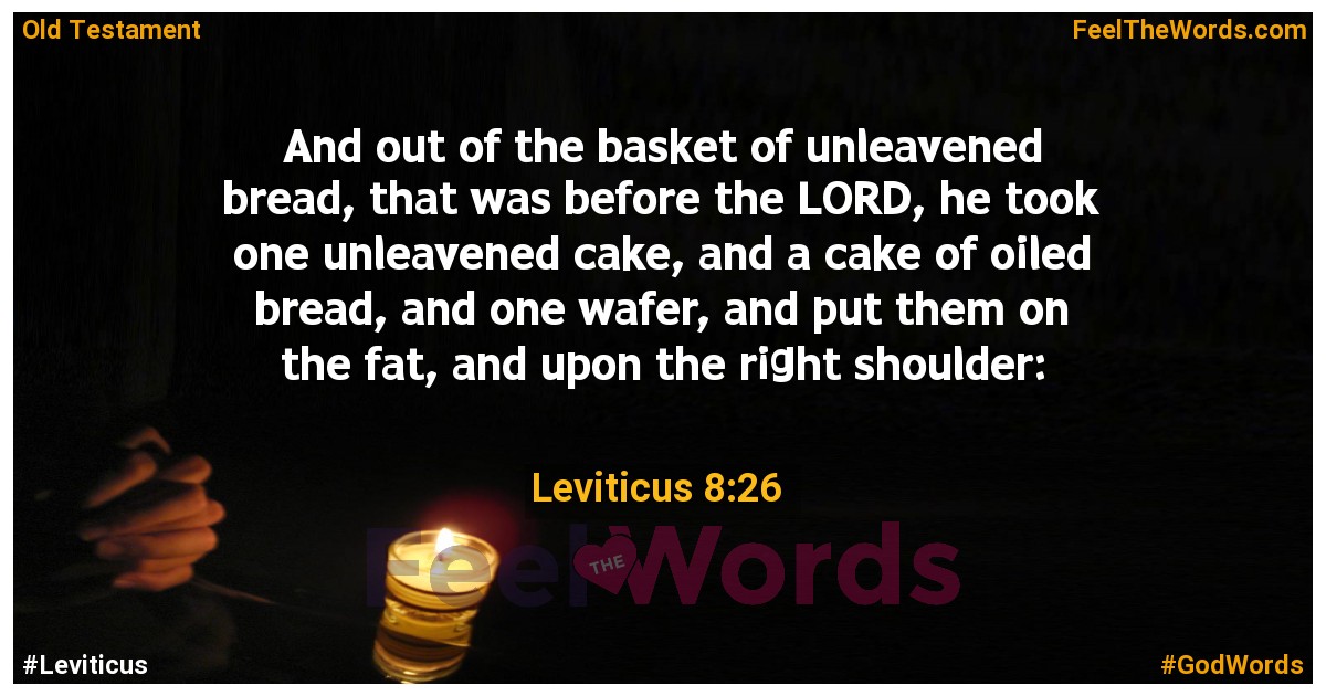 Leviticus 8:26