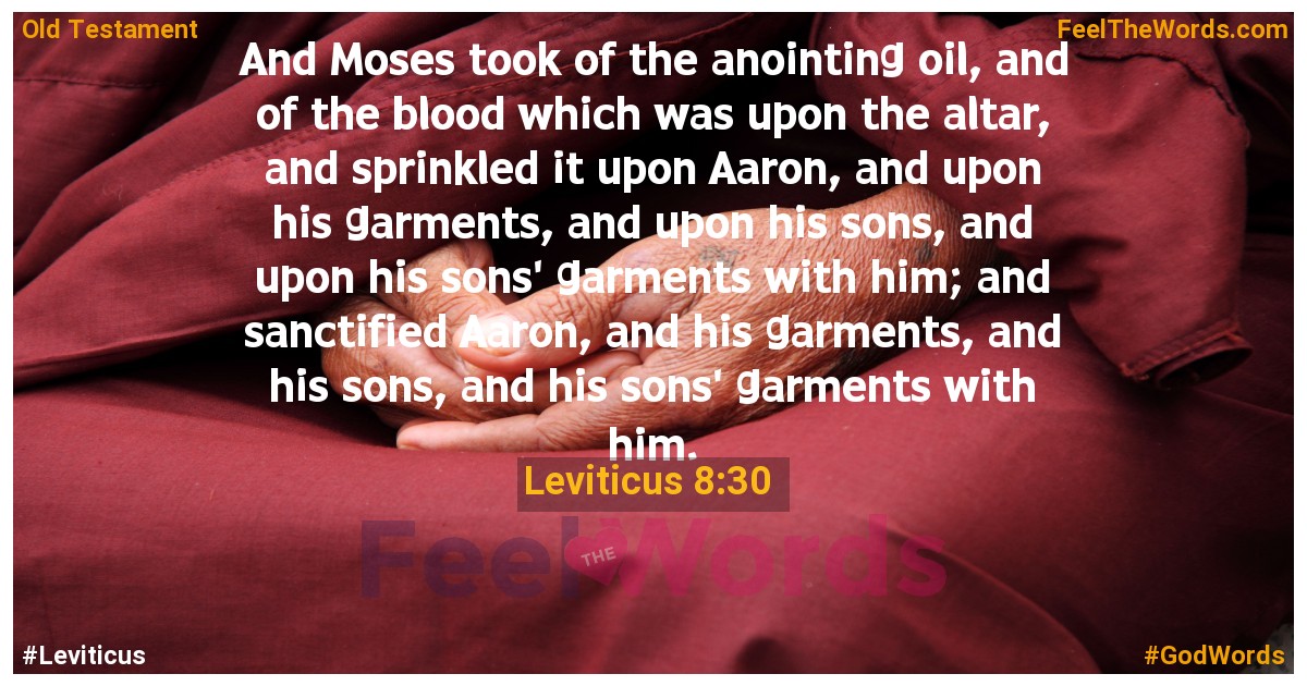 Leviticus 8:30