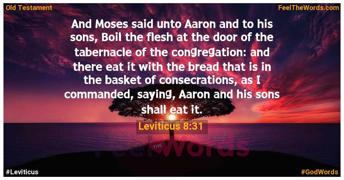 Leviticus 8:31