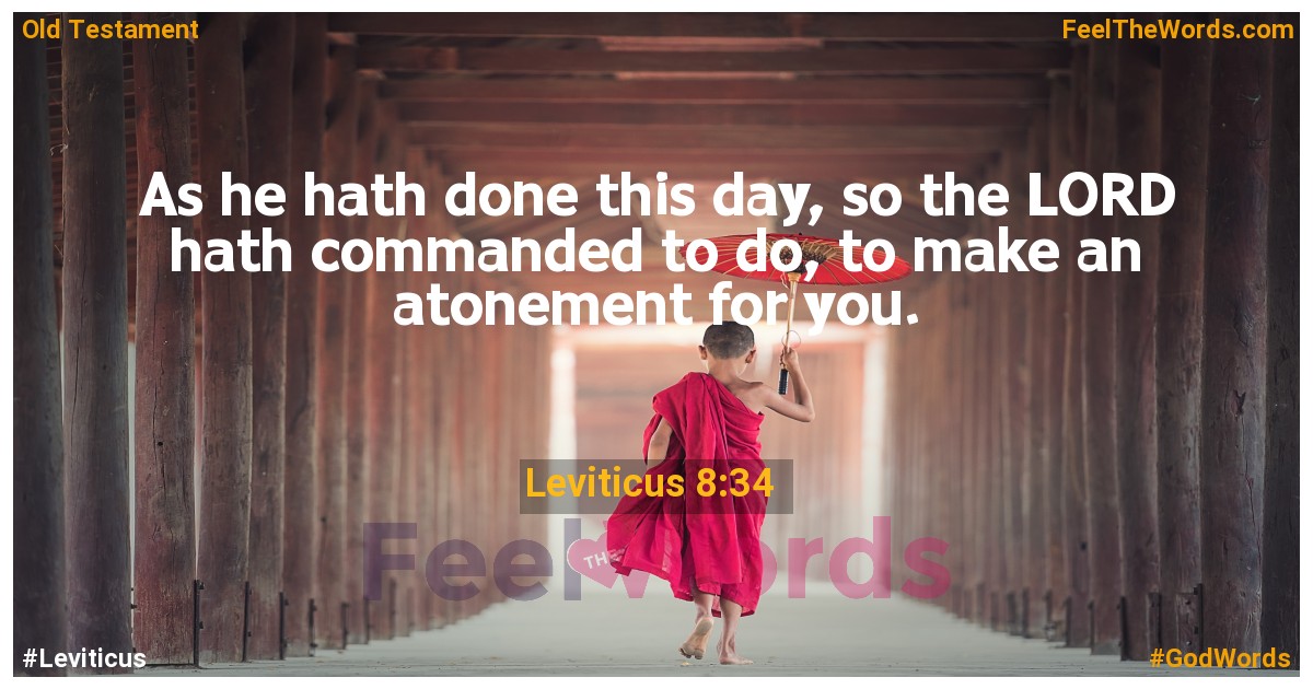 Leviticus 8:34