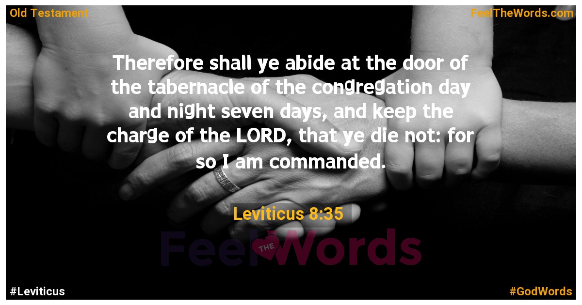 Leviticus 8:35