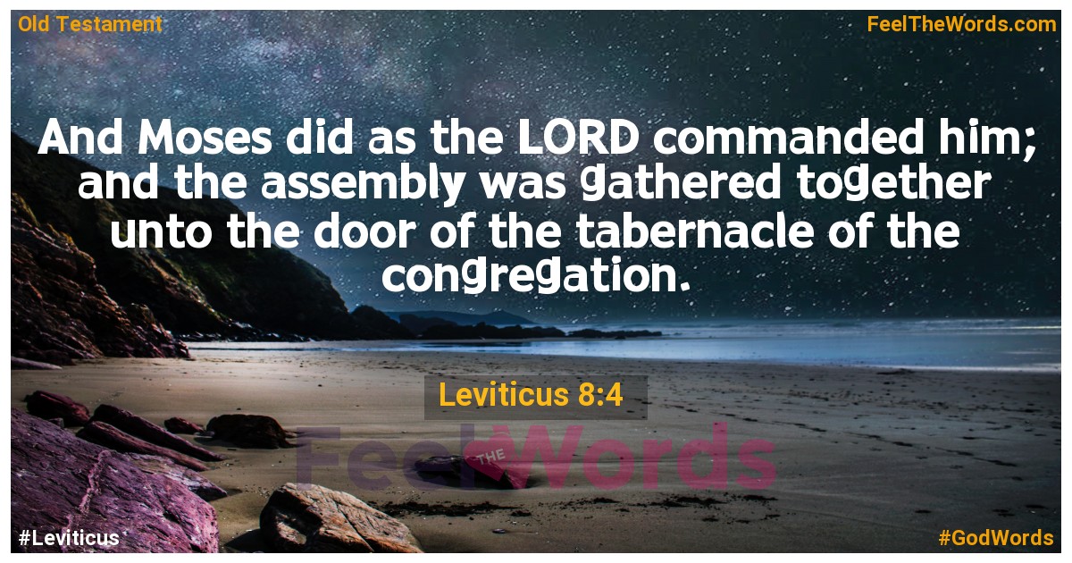 Leviticus 8:4