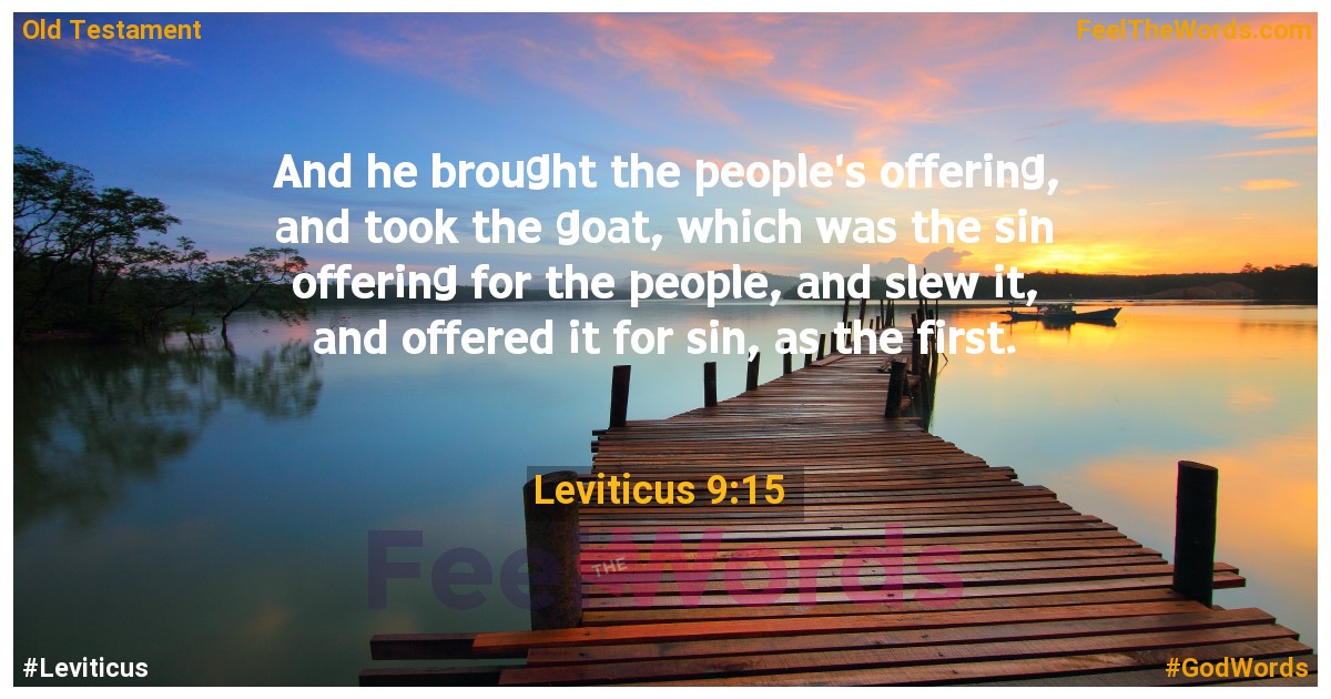 Leviticus 9:15