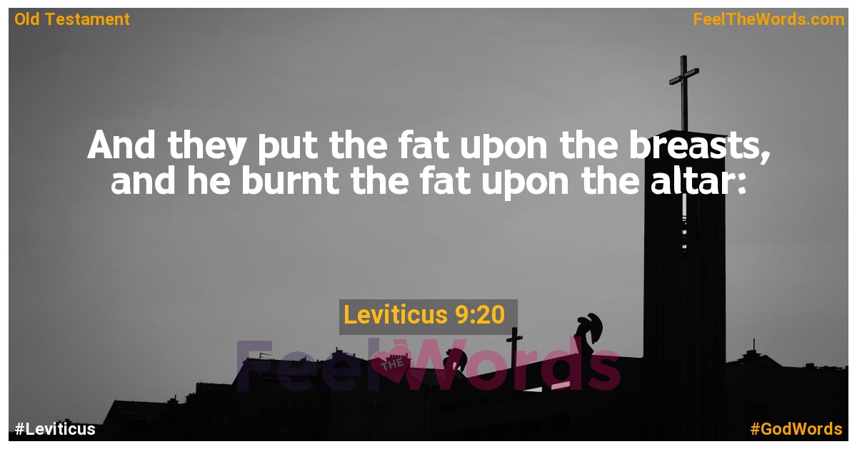 Leviticus 9:20