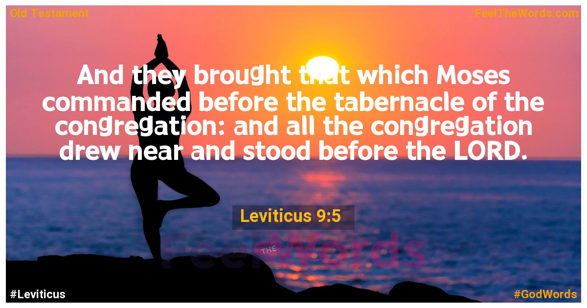Leviticus 9:5