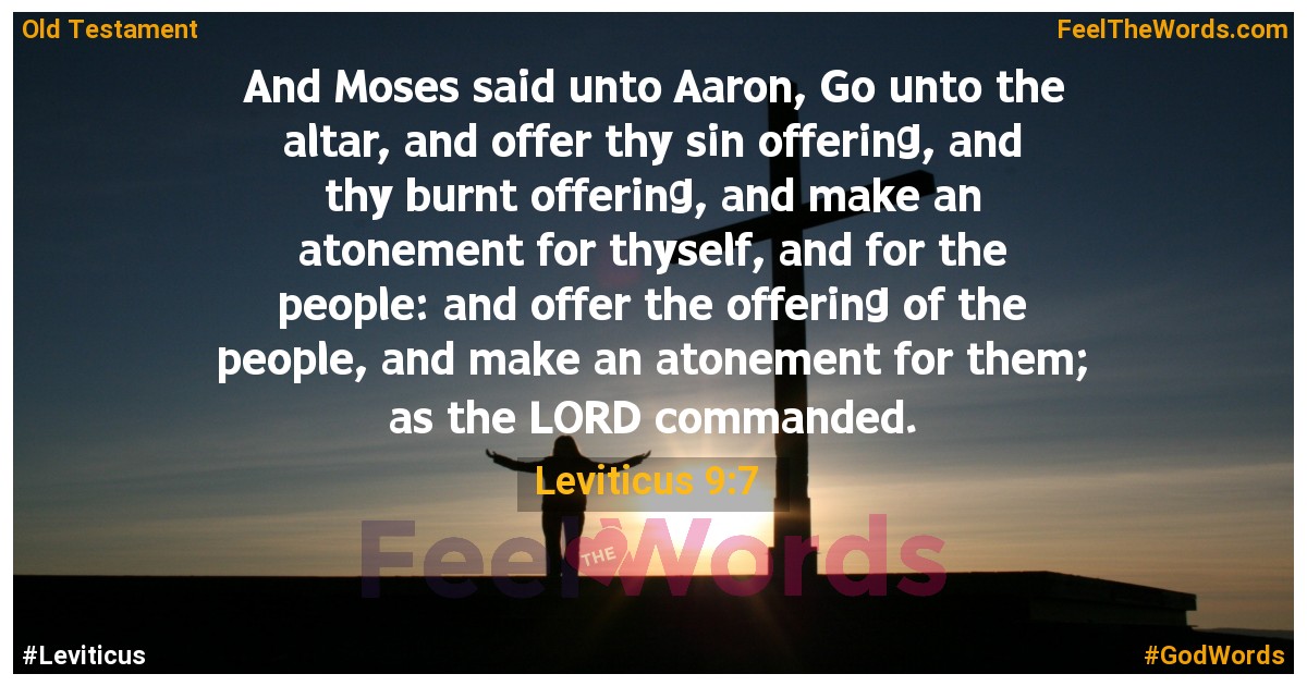 Leviticus 9:7