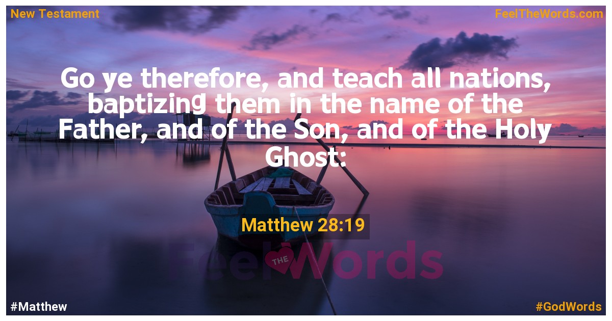 Matthew 28:19
