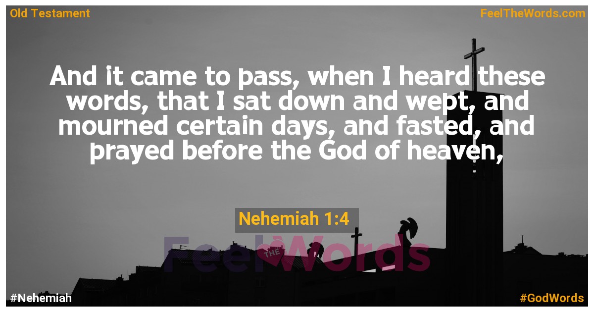 Nehemiah 1:4