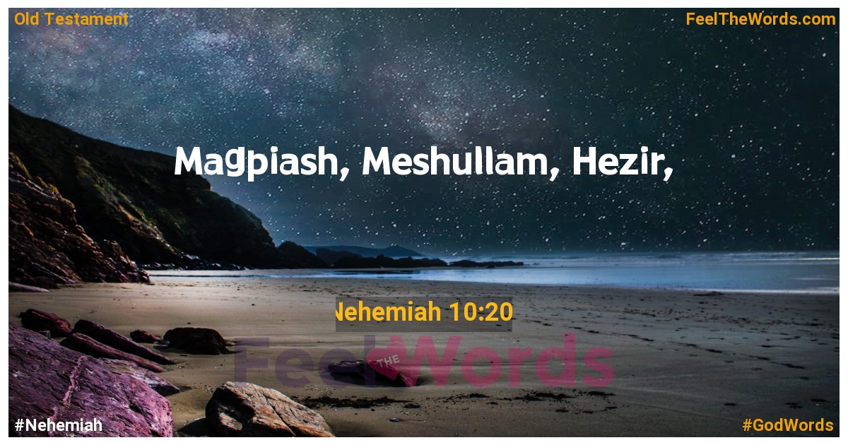 Nehemiah 10:20
