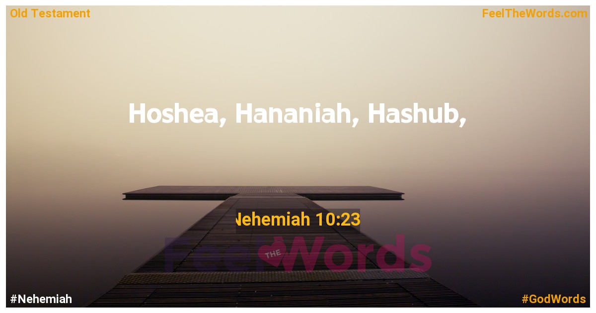 Nehemiah 10:23