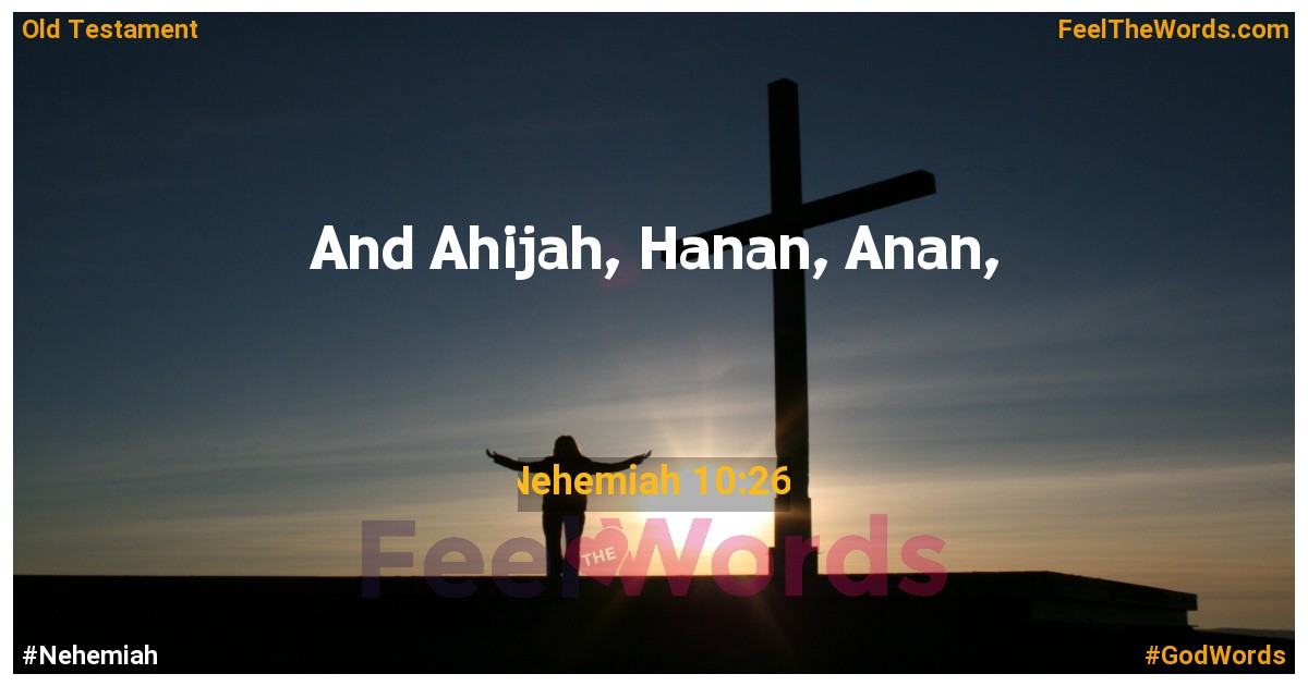 Nehemiah 10:26
