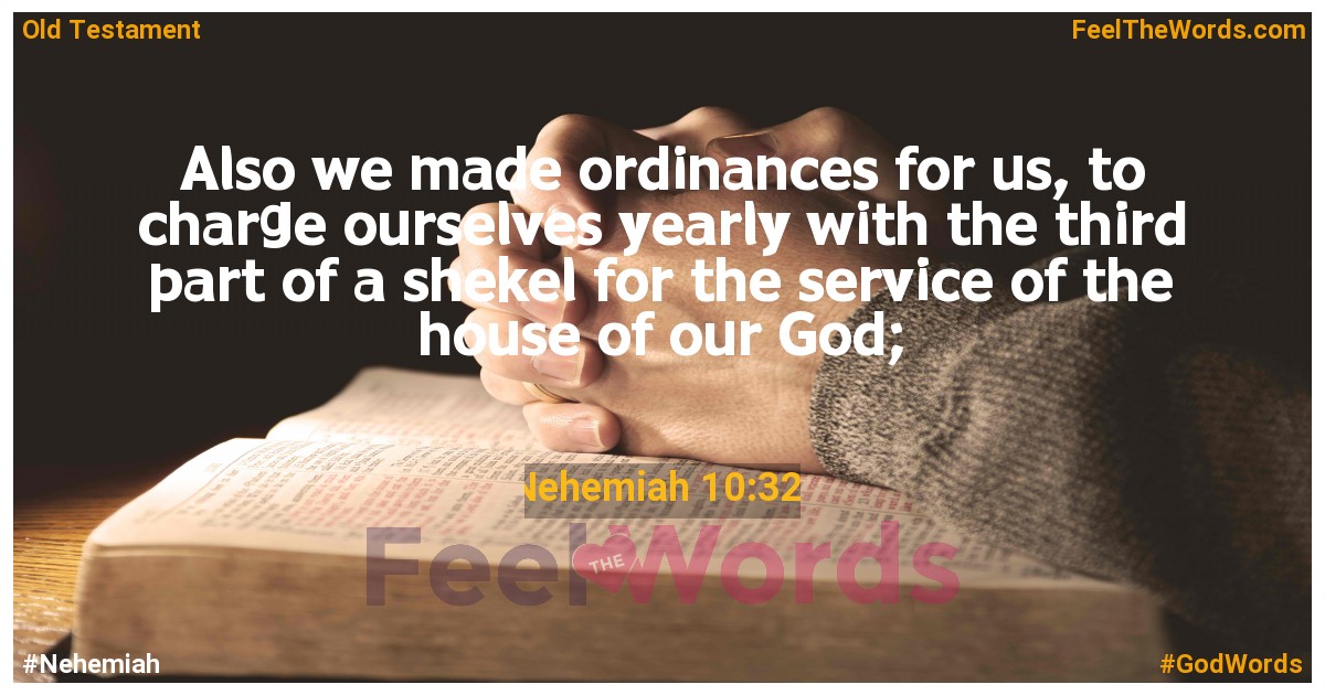 Nehemiah 10:32