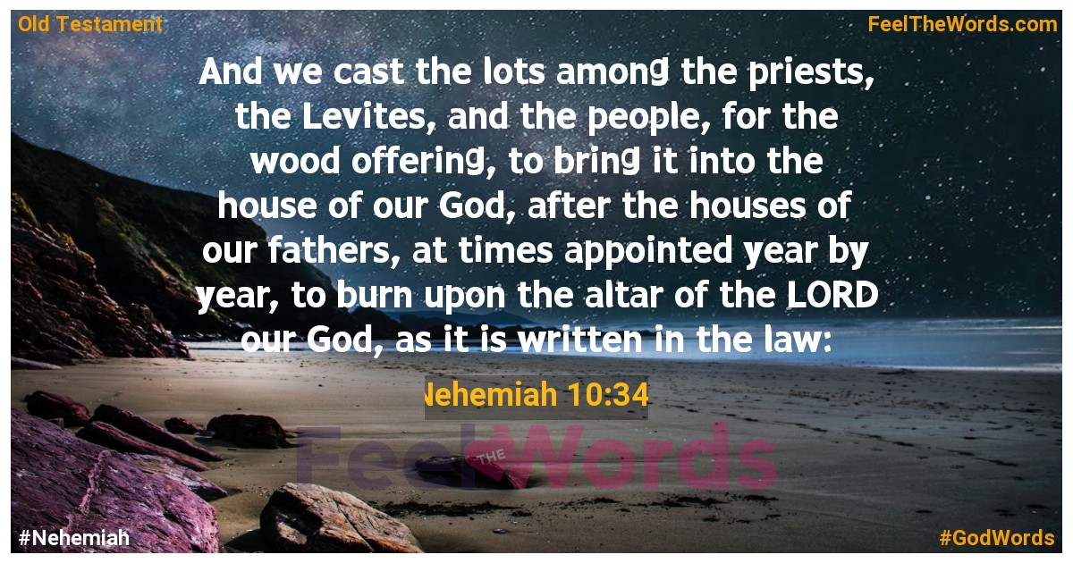 Nehemiah 10:34