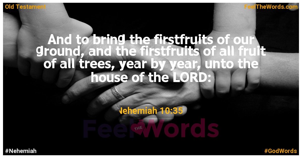Nehemiah 10:35
