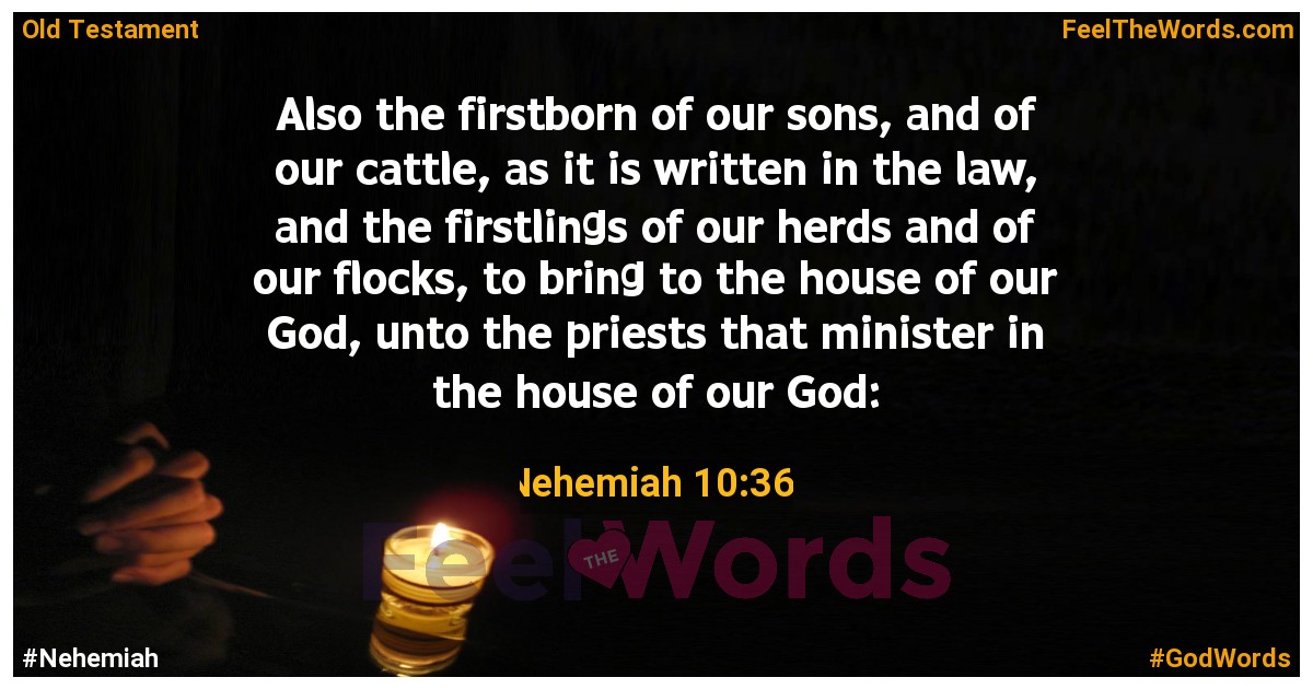 Nehemiah 10:36