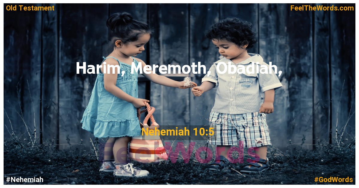 Nehemiah 10:5