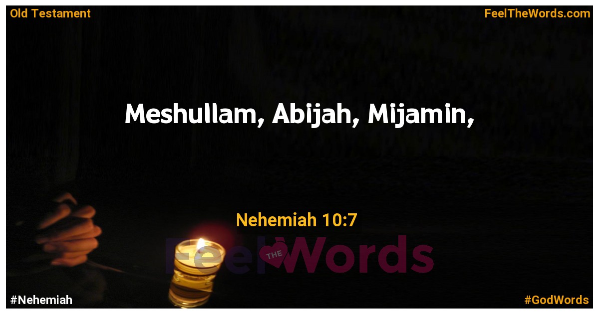 Nehemiah 10:7