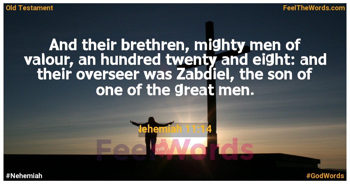 Nehemiah 11:14