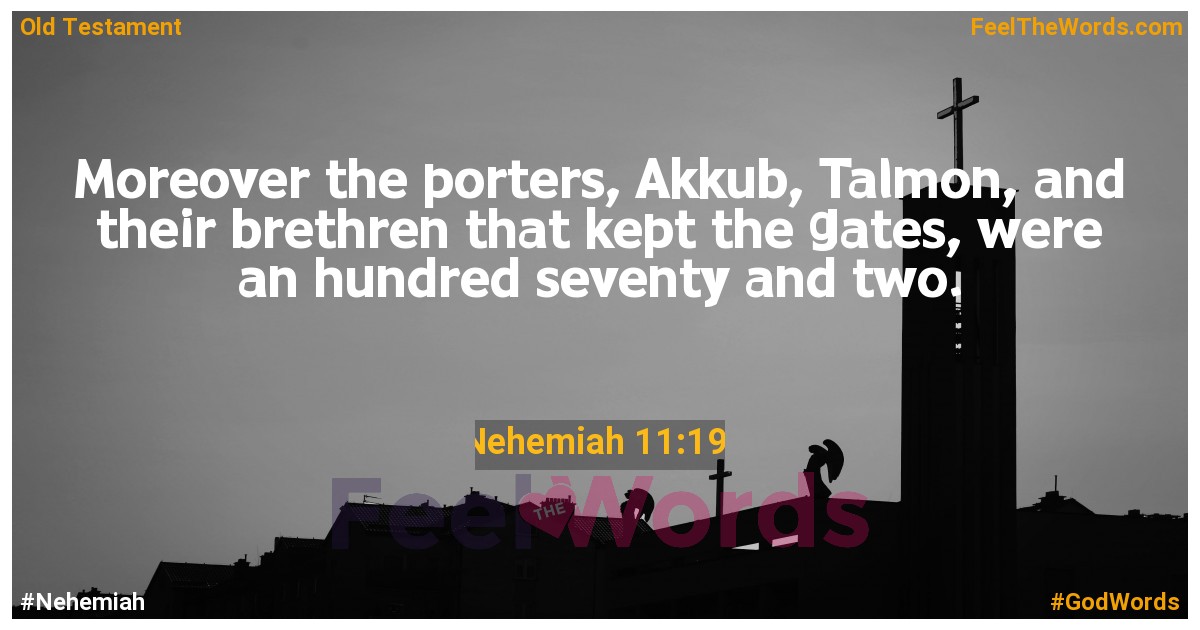 Nehemiah 11:19